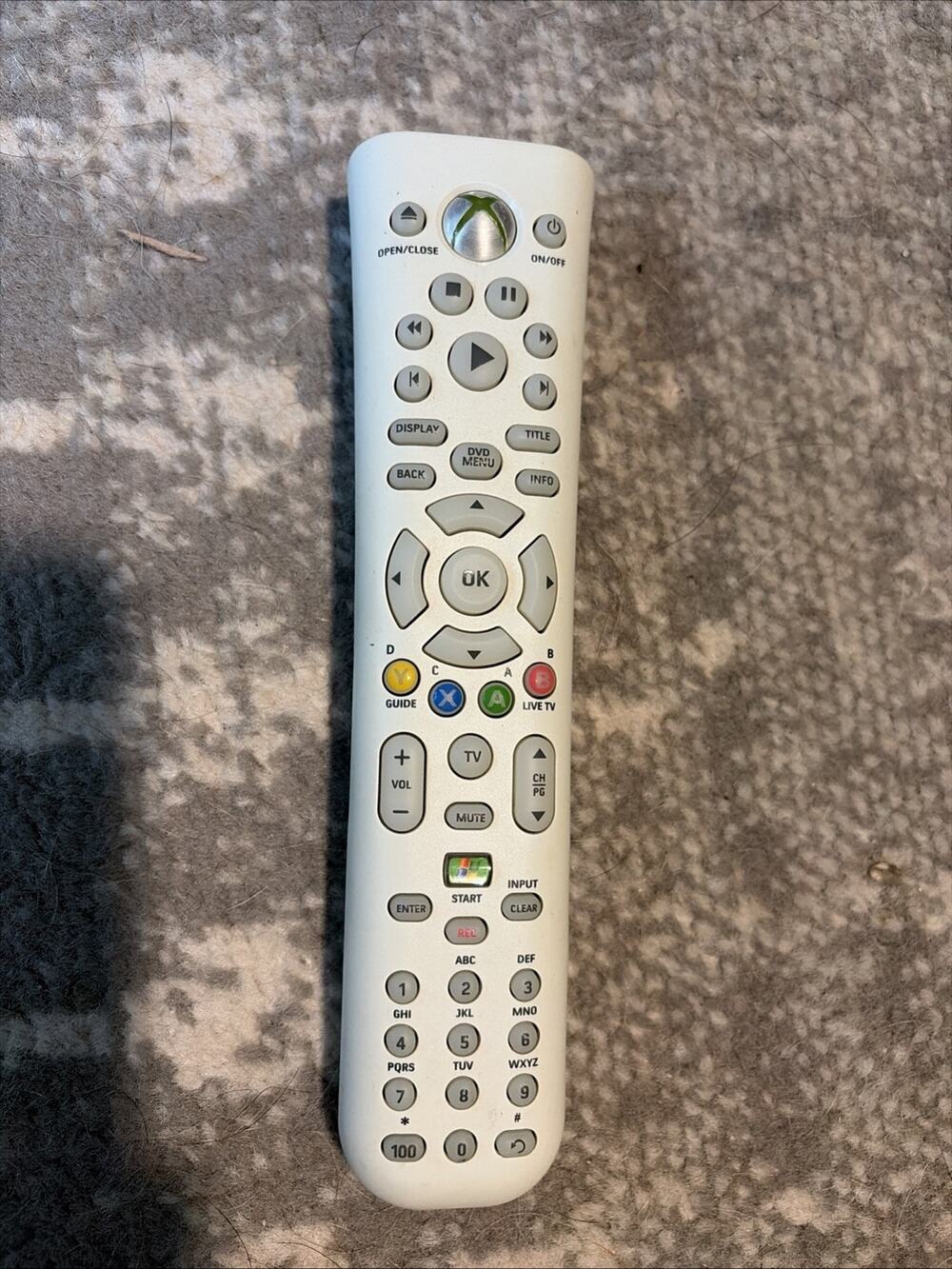 Official OEM Microsoft Xbox 360 Universal Media DVD Remote Control